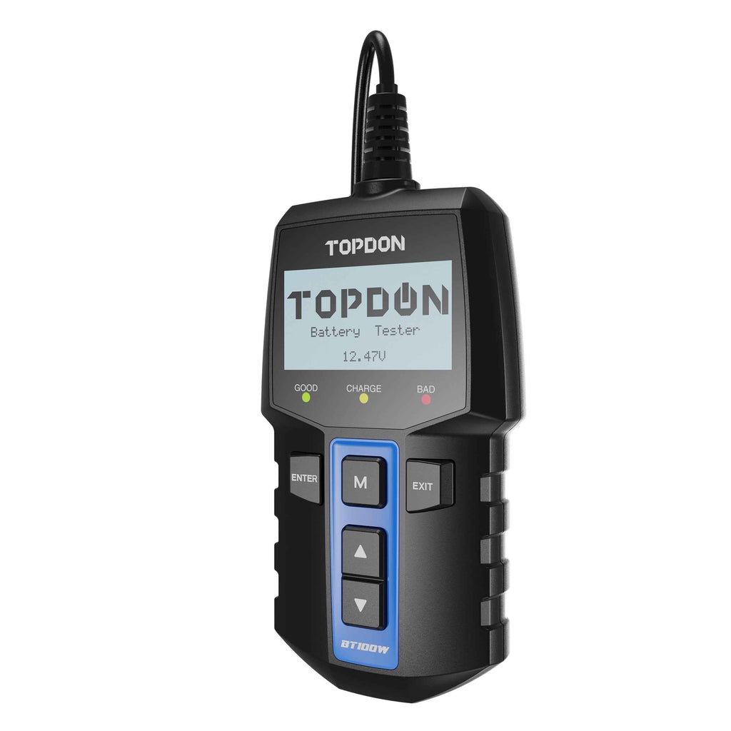 TOPDON Bluetooth 12V Battery & System Tester - Ridge Toolbox