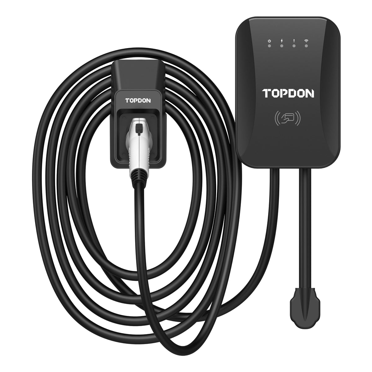TOPDON 40A Level 2 EV Charger w/25FT Cable J1772 Plug, RFID Mode - Ridge Toolbox