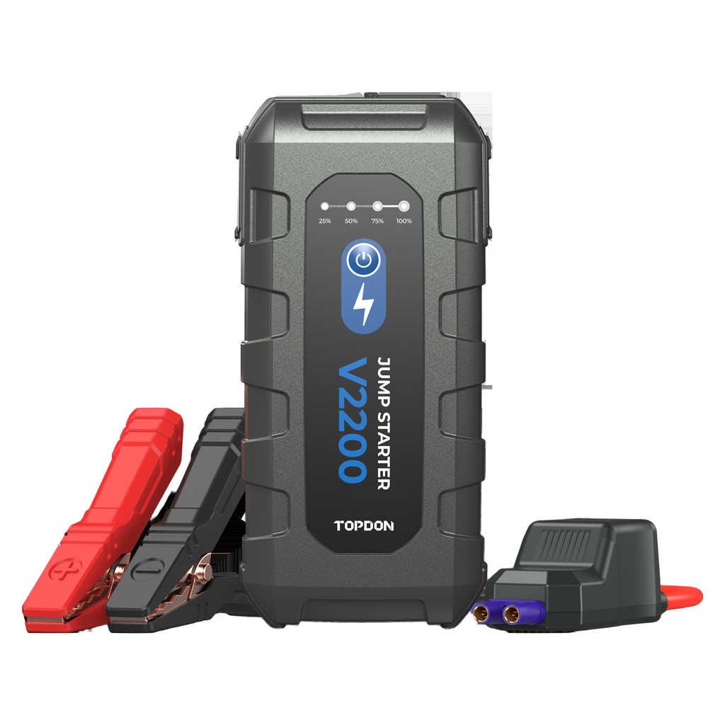 TOPDON 2200 Peak Amp Jump Starter, Power Bank, & Flashlight - Ridge Toolbox