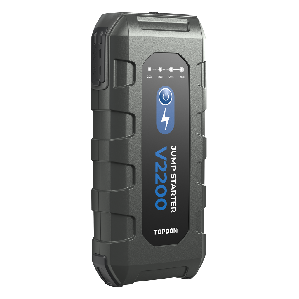 TOPDON 2200 Peak Amp Jump Starter, Power Bank, & Flashlight - Ridge Toolbox