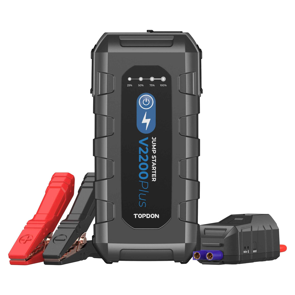 TOPDON 2-in-1 2200 Peak Amp Jump Starter & Battery/System Tester - Ridge Toolbox
