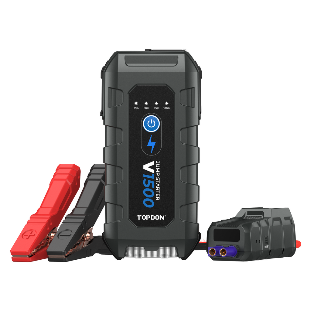 TOPDON 1500A Jump Starter & Booster, Power Bank & Flashlight - Ridge Toolbox