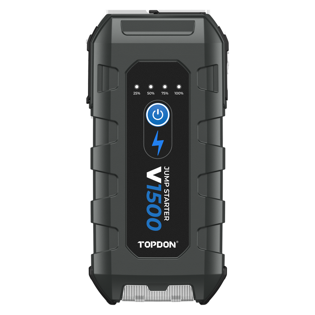 TOPDON 1500A Jump Starter & Booster, Power Bank & Flashlight - Ridge Toolbox