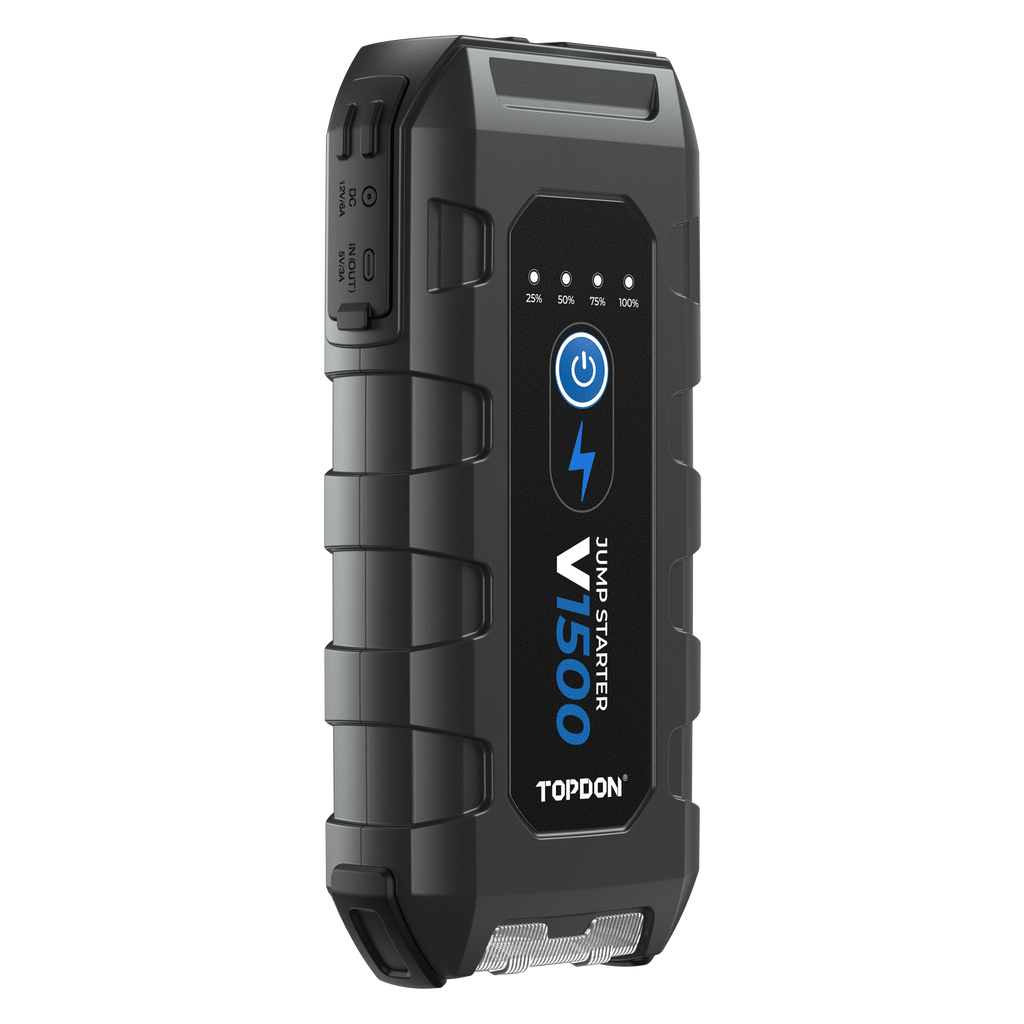 TOPDON 1500A Jump Starter & Booster, Power Bank & Flashlight - Ridge Toolbox