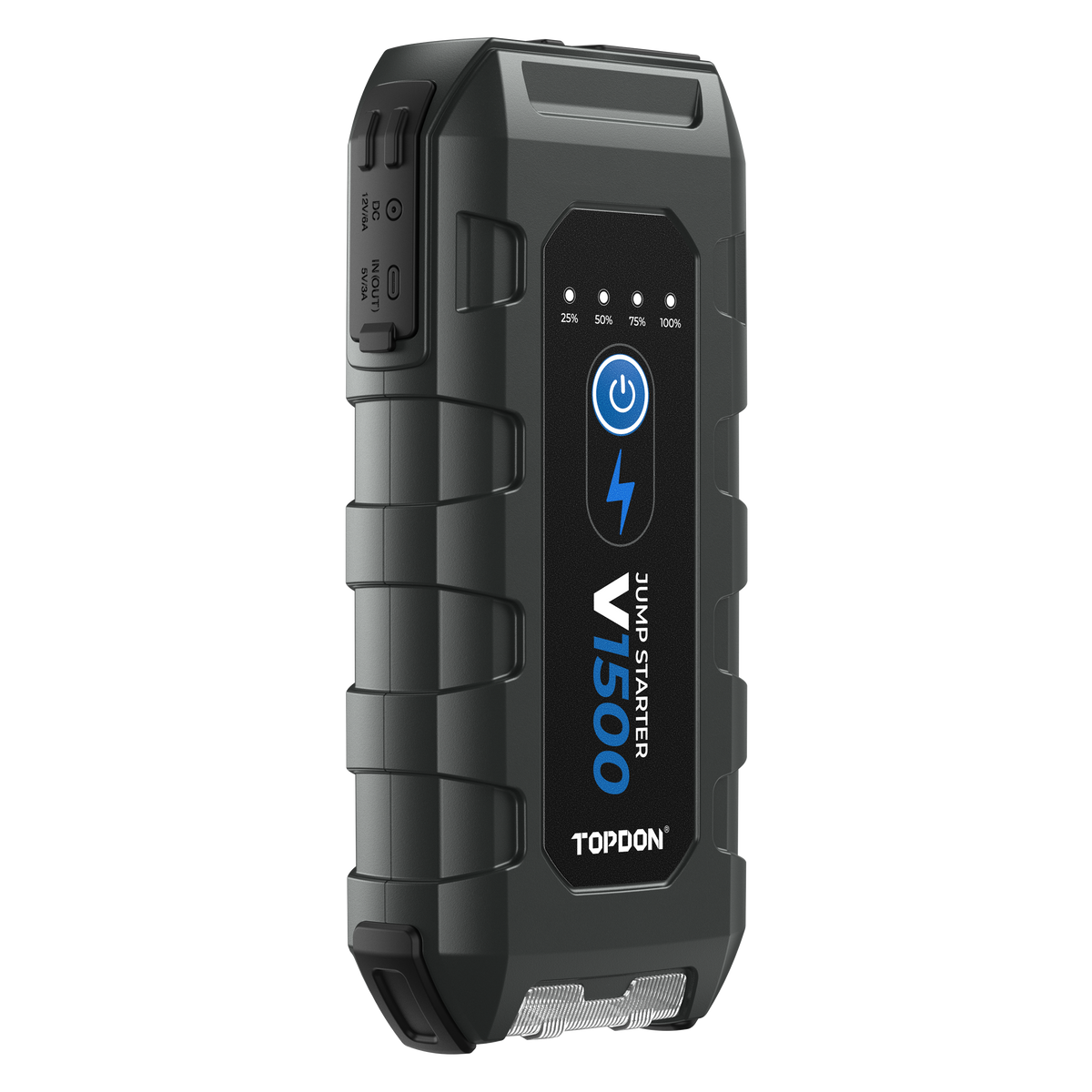 TOPDON 1500A Jump Starter & Booster, Power Bank & Flashlight - Ridge Toolbox