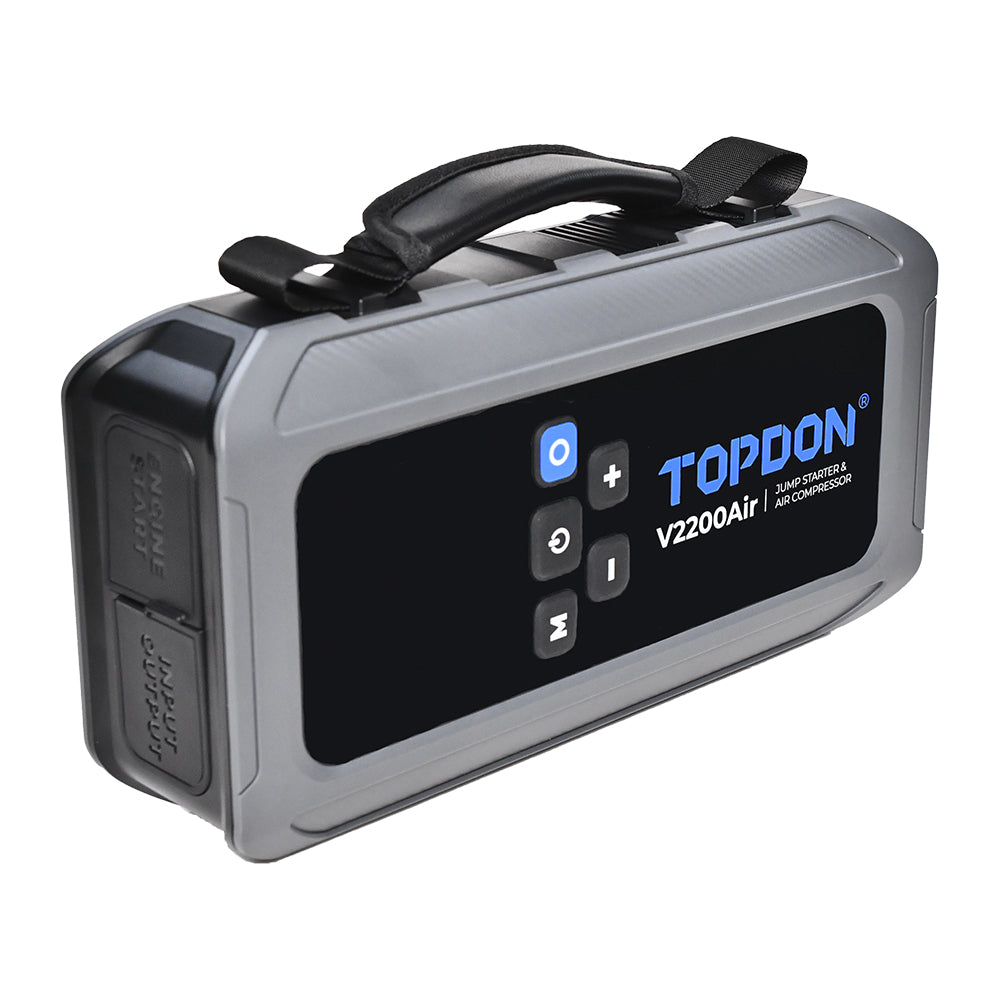 TOPDON 2-in-1 2200 Peak Amp Jump Starter & Tire Inflator - Ridge Toolbox
