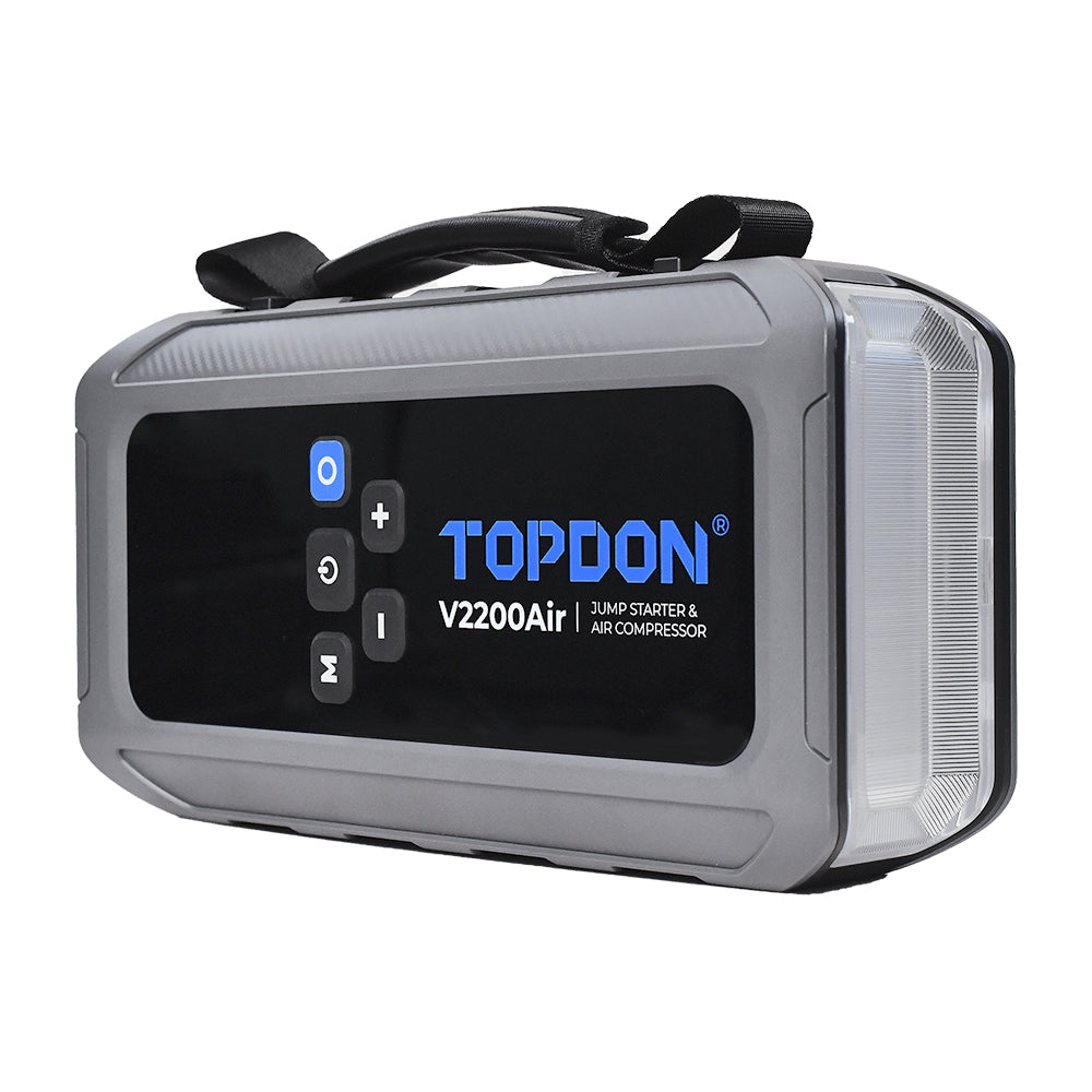 TOPDON 2-in-1 2200 Peak Amp Jump Starter & Tire Inflator - Ridge Toolbox