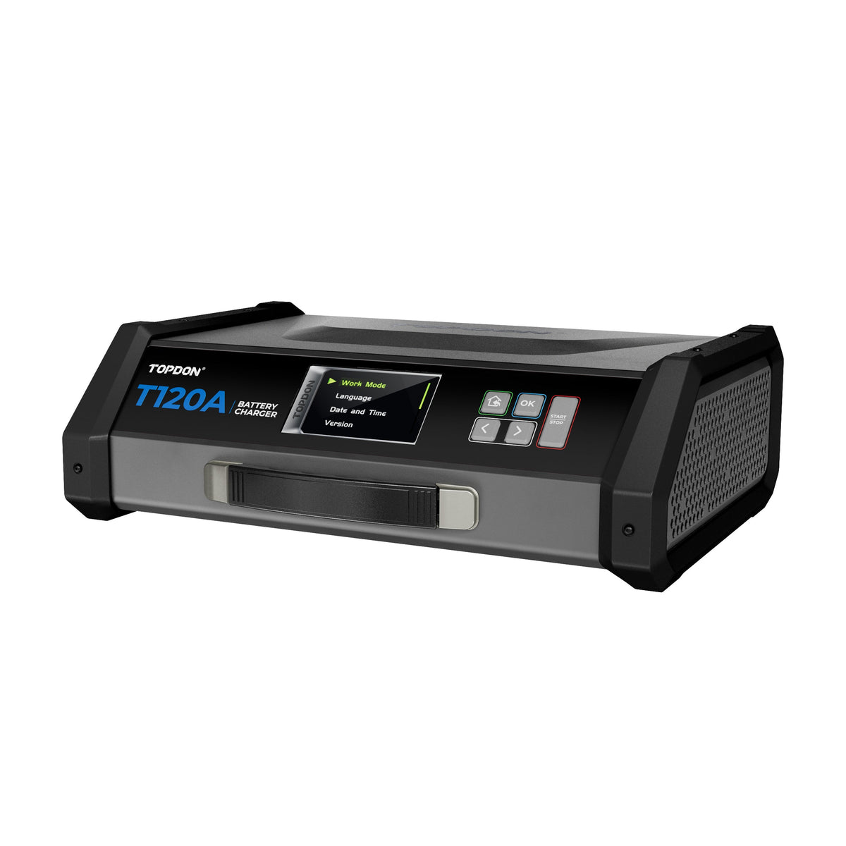 TOPDON 120A Stable Power Supply & 12V Battery Charger - 16.5 Ft. - Ridge Toolbox