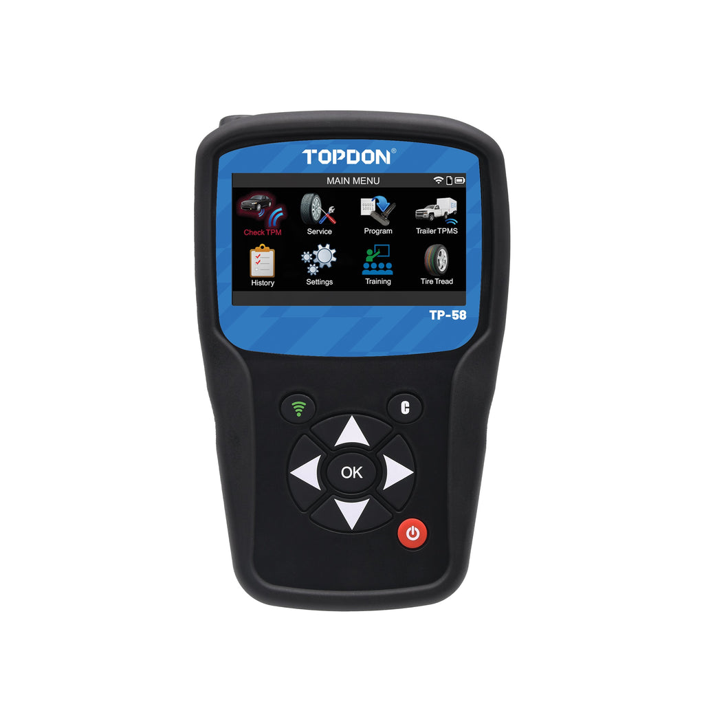 TOPDON Advanced TPMS Tool with OBDII, Wi-Fi, 5 Year Updates - Ridge Toolbox