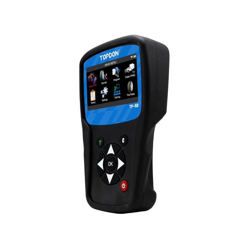 TOPDON Advanced TPMS Tool with OBDII, Wi-Fi, 5 Year Updates - Ridge Toolbox