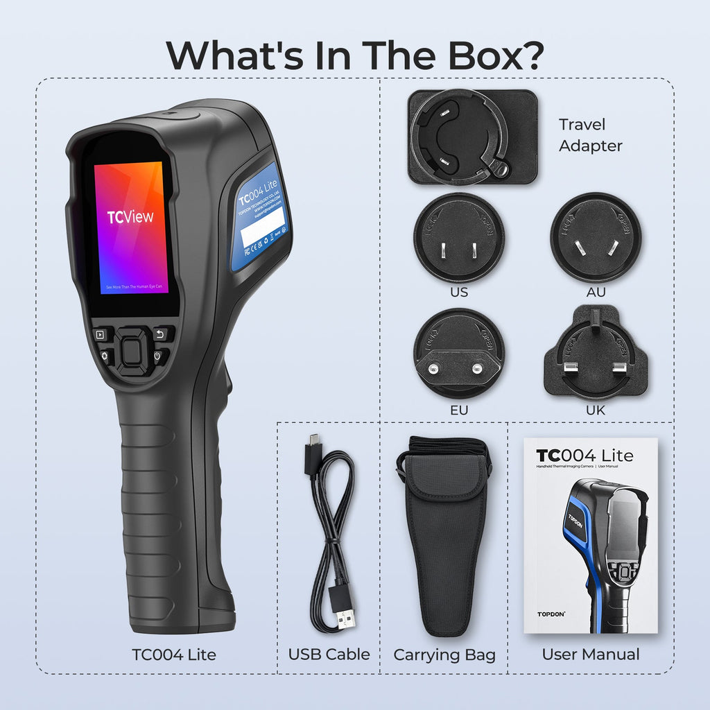 TOPDON Handheld Thermal Imaging Camera - Black - Ridge Toolbox