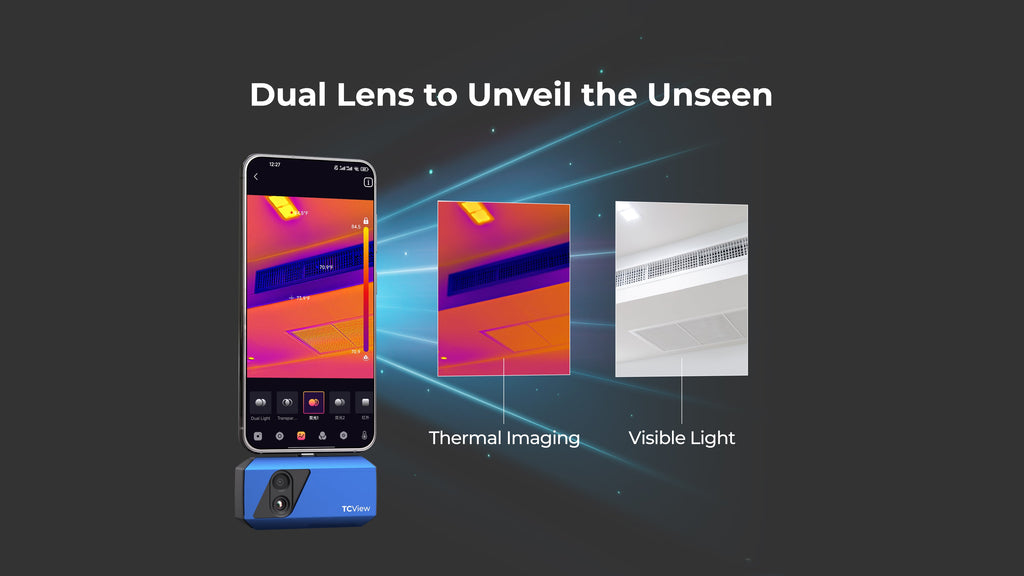 TOPDON Dual-Lens Thermal Imaging Camera for Android & Windows - Ridge Toolbox