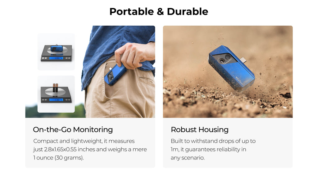TOPDON Dual-Lens Thermal Imaging Camera for Android & Windows - Ridge Toolbox