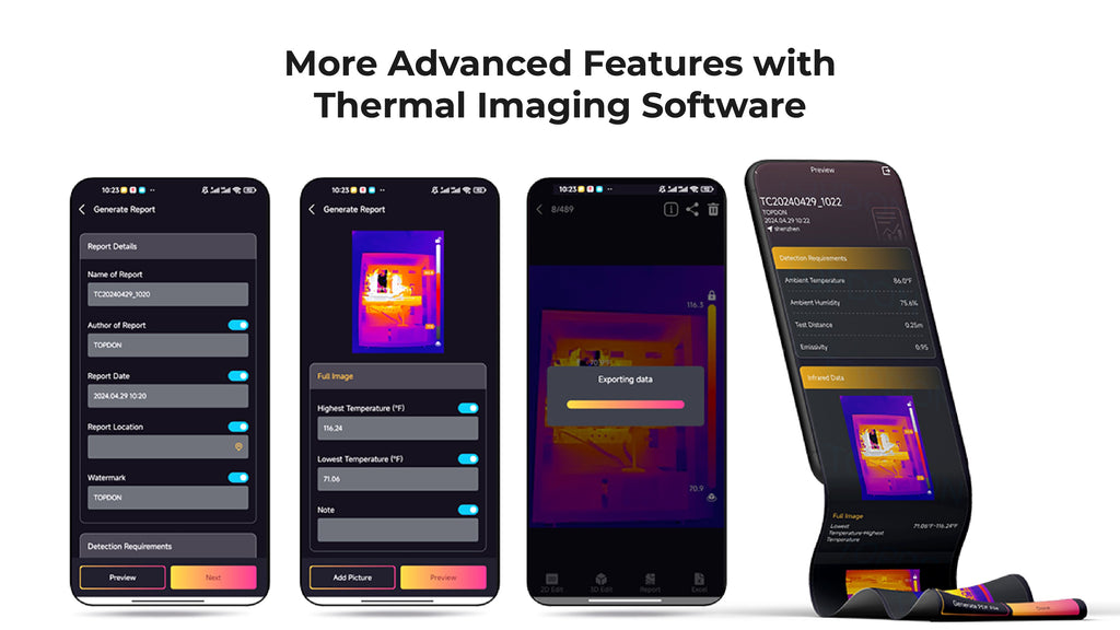 TOPDON Dual-Lens Thermal Imaging Camera for Android & Windows - Ridge Toolbox