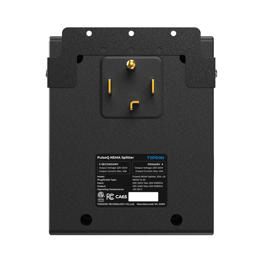 TOPDON NEMA Splitter 30A for EV Charger - NEMA14-30 Plug - Ridge Toolbox