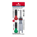 Vessel CRYSTALINE Ratchet Screwdriver with 16PC. Insert Bit - professional screwdrivers