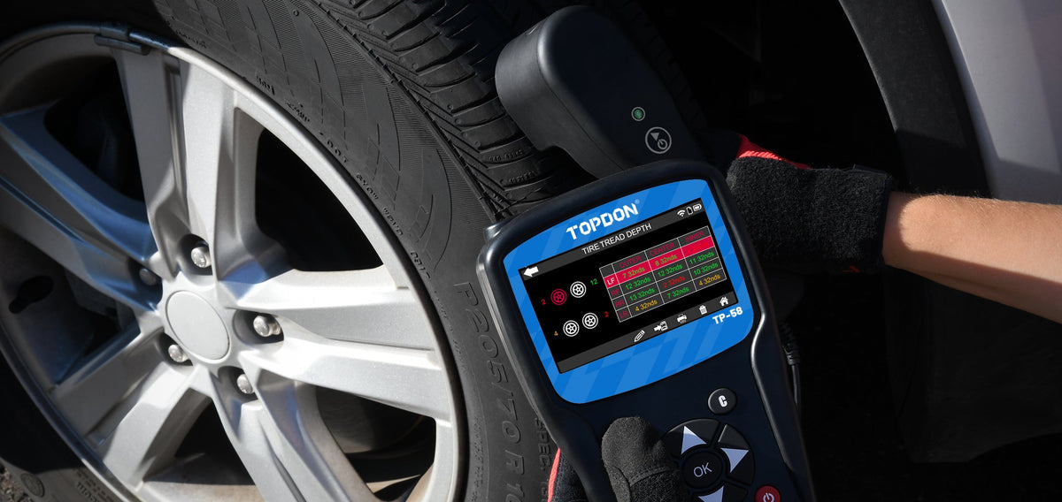 TOPDON Tire Tread Depth Gauge for TP58 TPMS Tool - Ridge Toolbox