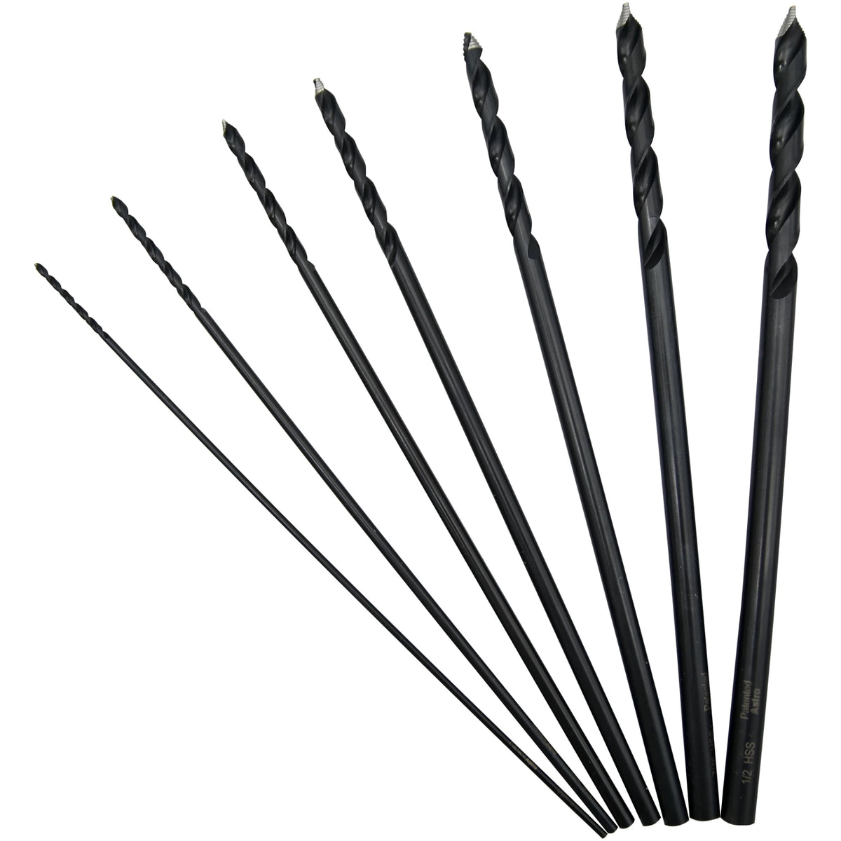 ONYX 7-Piece TurboStep Aircraft Extension Length Drill Bit Set