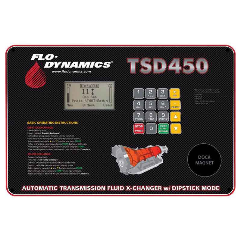 Flo-Dynamics ATF Inline & Dipstick Exchanger w/ Chemical Injection - TSD450LCDC - Ridge Toolbox