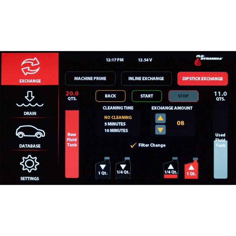 Flo-Dynamics ATF Inline & Dipstick Exchanger w/ Touch Screen - TSD450TS - Ridge Toolbox