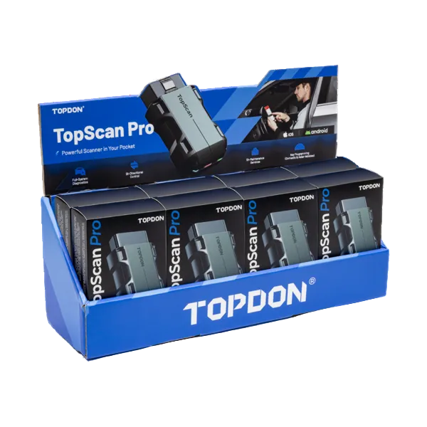 TOPDON TopScan Pro Counter Display - 8 PK - Ridge Toolbox