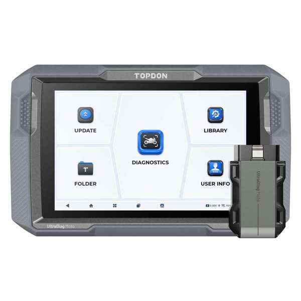 TOPDON 8-inch Wireless Motorcycle Diagnostic Tool - Ridge Toolbox