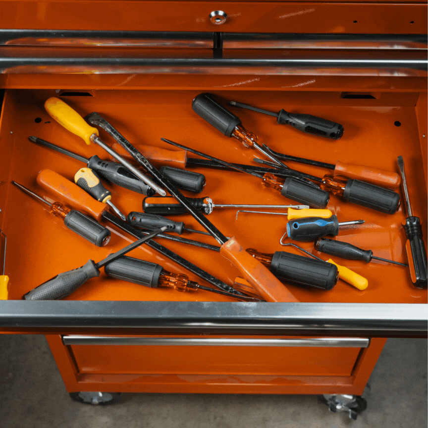 Screwdriver & Ratchets Organizers