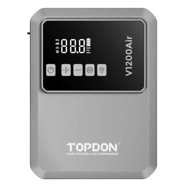 TOPDON 2-in-1 1200 Peak Amp Jump Starter & Tire Inflator - Ridge Toolbox