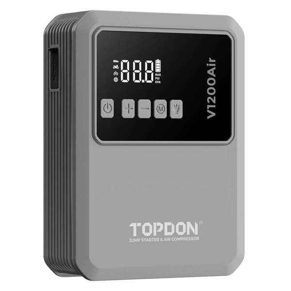 TOPDON 2-in-1 1200 Peak Amp Jump Starter & Tire Inflator - Ridge Toolbox