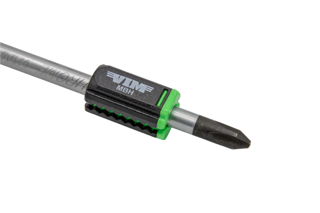 Vim Tools - Magnetic Bit Holder - 2 Pack Green & Blue