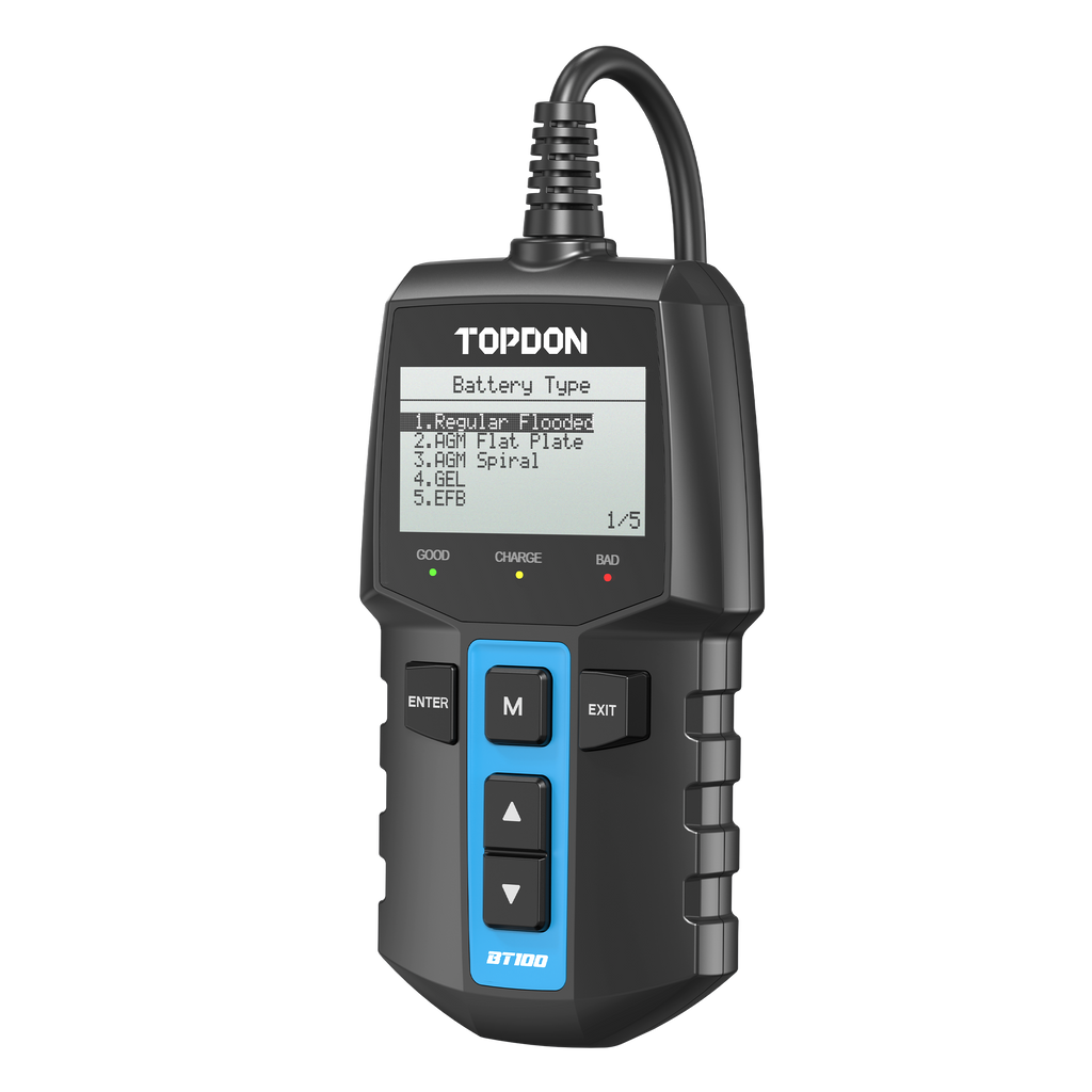 TOPDON 12V Battery & System Tester - Ridge Toolbox