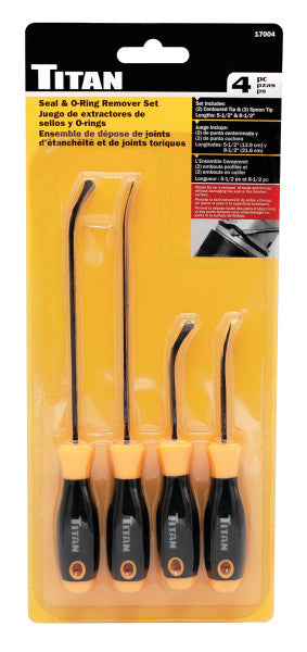 4 pc. Seal and O-Ring Remover Set (17004) - Ridge Toolbox