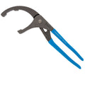 Channellock 12-Inch Oil Filter/PVC Angled Head Pliers - Maximum Grip & Access