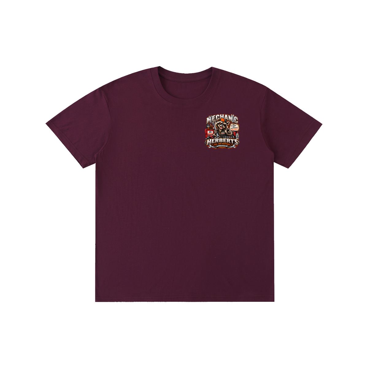 Ricky Raccoon Mechanic Tee - Herbert's Tool & Equipment