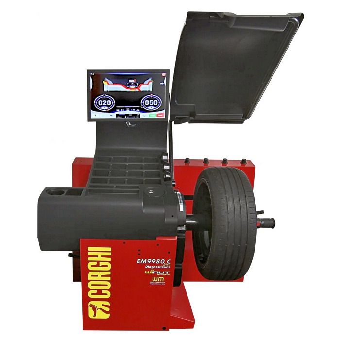 Corghi EM9980C Plus Automatic Diagnostic Wheel Balancer - Ridge Toolbox