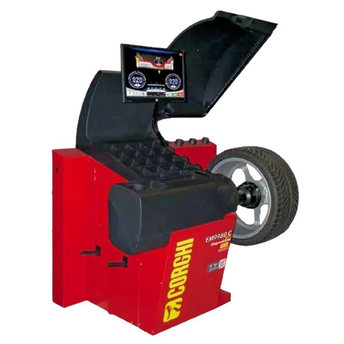 Corghi EM9980C Plus Automatic Diagnostic Wheel Balancer - Ridge Toolbox