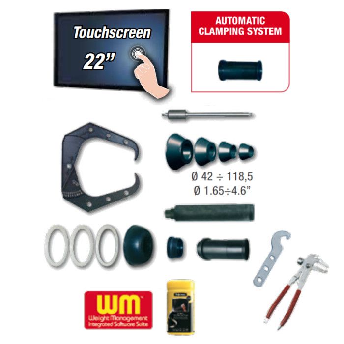 Corghi EM9980C Plus Automatic Diagnostic Wheel Balancer - Ridge Toolbox