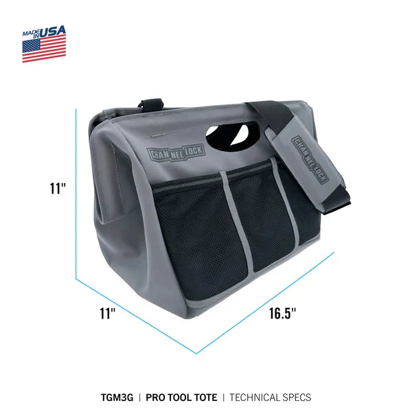 Channellock PRO 10-Pocket Premium Tool Tote with LASERLOCK Fabrics™ - Ridge Toolbox