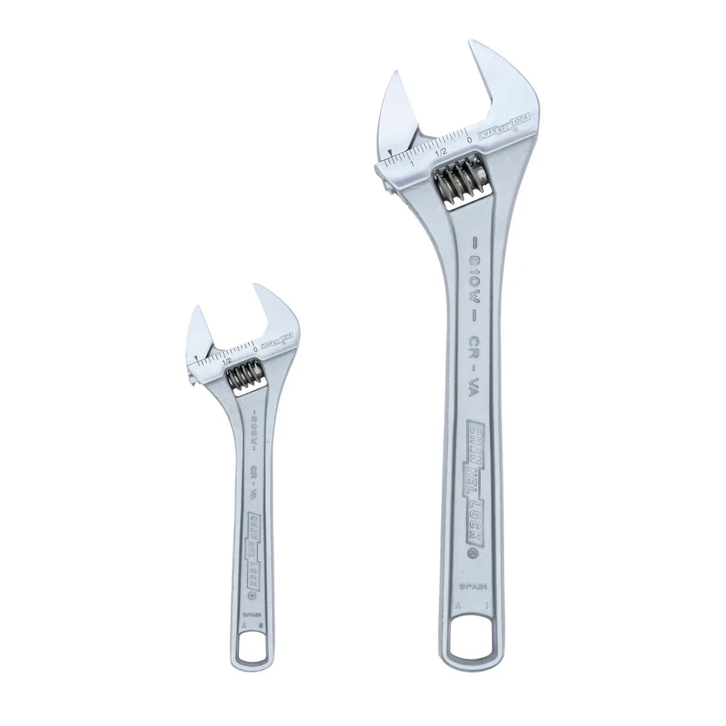 Channellock 2pc Adjustable Wrench Set - Ridge Toolbox