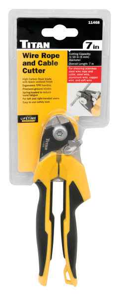 TITAN Tools - 7 in. Wire Rope and Cable Cutter (11468) - Ridge Toolbox