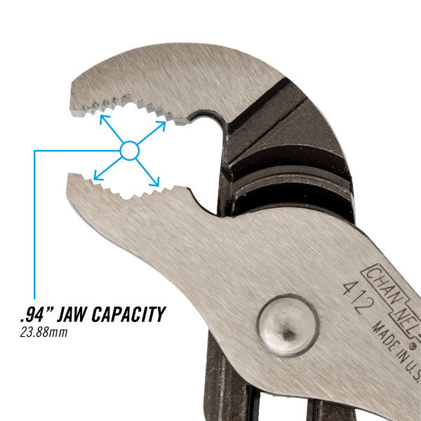 Channellock 6.5-Inch V-Jaw Tongue & Groove Pliers - Precision Grip & Control