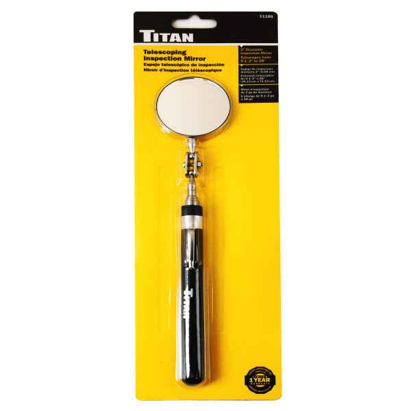 2 in. Telescoping Inspection Mirror (11186) - Ridge Toolbox