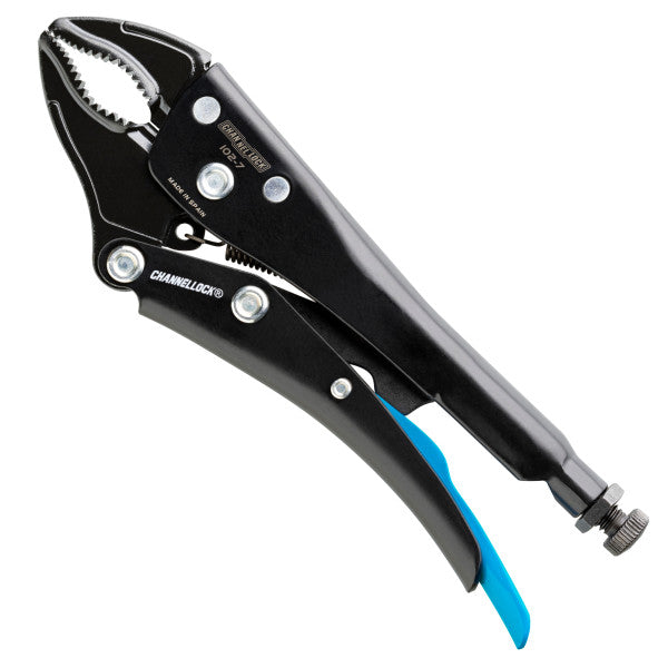 7-Inch Curved Jaw Locking Pliers w/ Cutter - Versatile & Durable