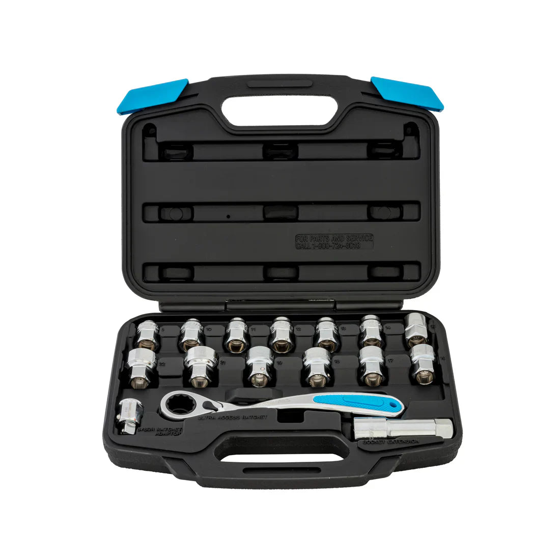 Channellock 16pc Pass-Thru Uni-Fit Socket Set for Ultimate Versatility