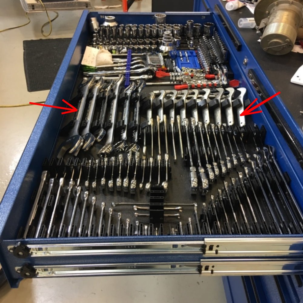 Toolbox Widget Large Wrench Organizers