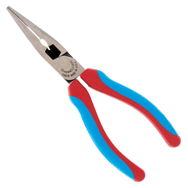 Channellock 6-Inch CODE BLUE® XLT™ Combination Long Nose Pliers with Cutter - Ridge Toolbox