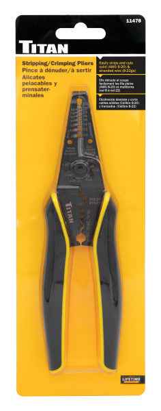 TITAN Tools - Stripping/Crimping Pliers (11478) - Ridge Toolbox