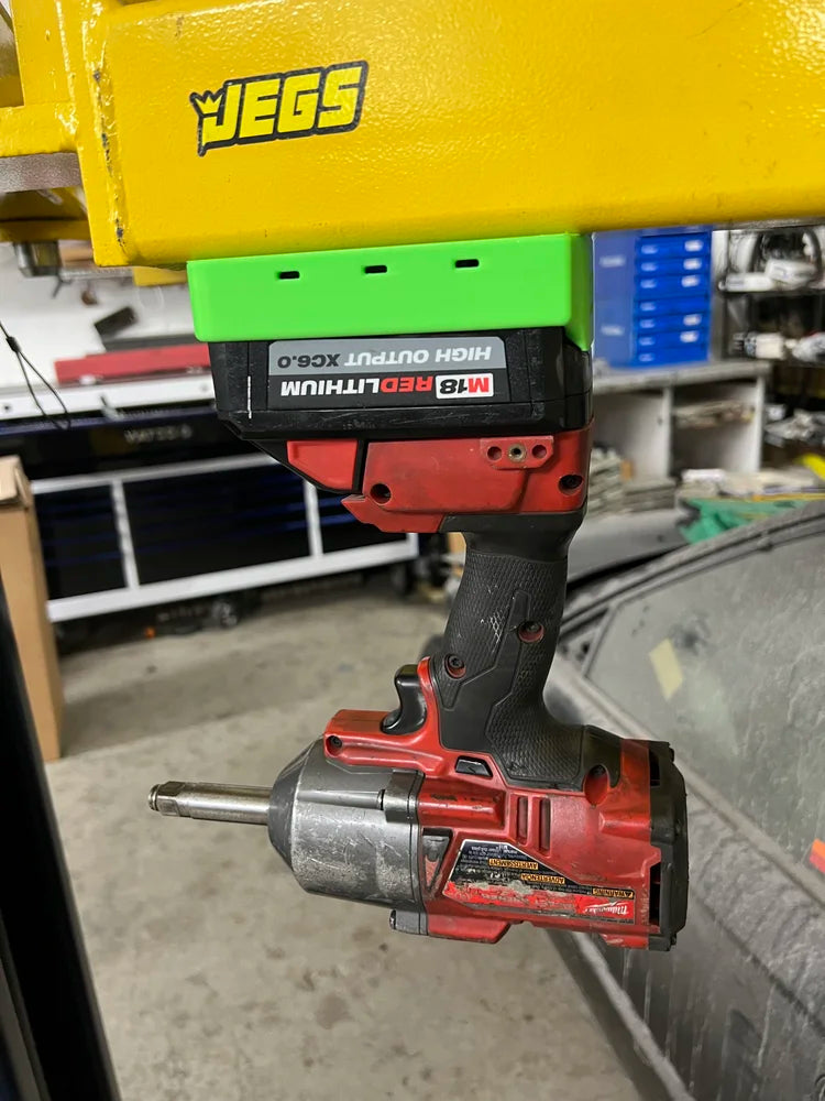 STS Auto Design MW1868HO – Milwaukee M18 Hi Output 6.0Ah/8.0Ah Magnetic Battery Cover - Ridge Toolbox