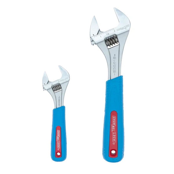 Channellock 2pc CODE BLUE® Adjustable Wrench Set - Ridge Toolbox