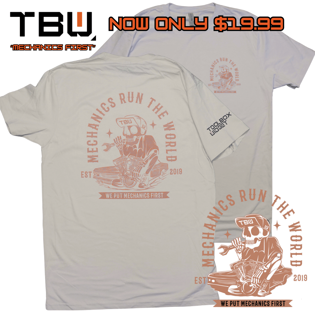 NEW TBW LOGO MECHANIC T-SHIRTS
